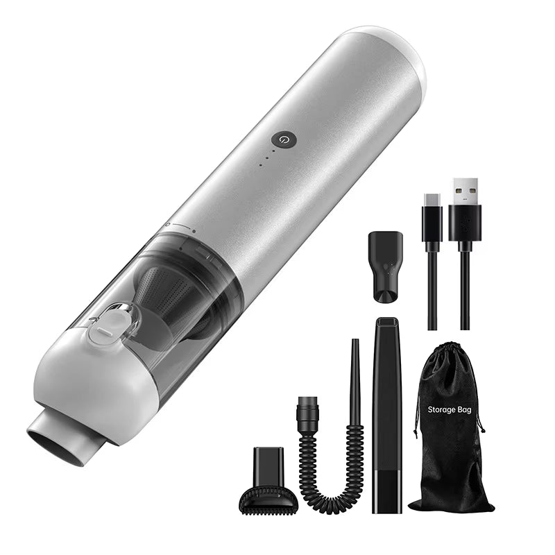 16000Pa Car Vacuum Cleaner Mini Aspirador Portatil Sem Fio Handheld Aspiradora Para Auto Cordless Aspirateur Voiture Puissant